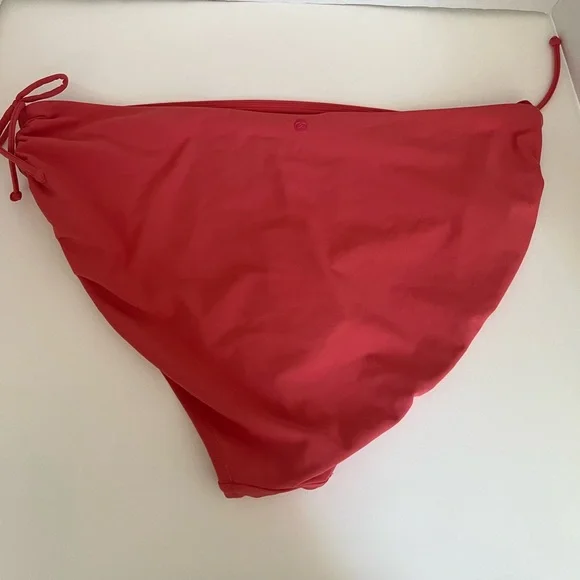 CALIA Women's Adjustable MidRise Ruched Side Swim Bottom XL Guava Pink
WSA23402 - Picture 8 of 10